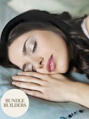 $8 Add-on | No-Heat Satin Hair Curler Headband Set - Black